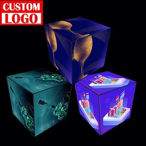 Caja de Luz con Logotipo Personalizado, Caja de Luz Publicitaria Cúbica para Tiendas y Supermercados - Product Image 1