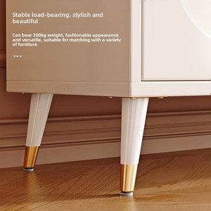 ขาเฟอร์นิเจอร์ทรงกรวยโลหะสีขาว |   อุปกรณ์รองรับงานหนักสำหรับตู้วางทีวี <span class=keywords><strong>เก้าอี้</strong></span>ทานอาหาร และโต๊ะกาแฟ |   ฮาร์ดแวร์ติดตั้งง่าย - Product Image 2