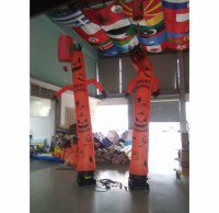 BOYI Poupée gonflable de Noël personnalisée, Père Noël dansant dans le ciel, mannequin gonflable agitant les bras