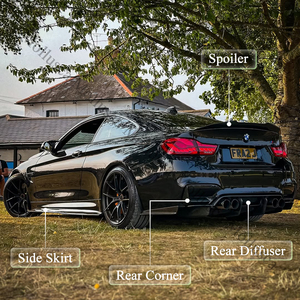 Diffuseur arrière en fibre de carbone véritable pour M4 F82 - Product Image 3