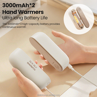 Calentadores de manos recargables eléctricos recargables Calentadores de manos recargables Paquete de 2 3000mAh Calentador de bolsillo electrónico magnético portátil