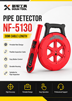 Detector de Tuberías XINJUN NF-5130 de Material ABS con Superficie Cepillada, Batería de Litio, para Ingeniería de Alcantarillado, Medición de Metales y Localización de Objetos Ocultos
