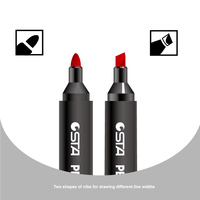 Stylo pour tableau blanc STA, marqueur non toxique, vente en gros, logos personnalisés, écriture fluide, stylo liquide direct, ensemble pour le bureau et la salle de classe