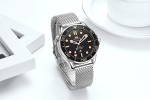 Relojes Automáticos de Marca PAULAREIS P para Hombre, Relojes Mecánicos de Cuerda Automática, Correa de Acero Inoxidable y Nailon, Reloj de Lujo para Hombre - Product Image 3