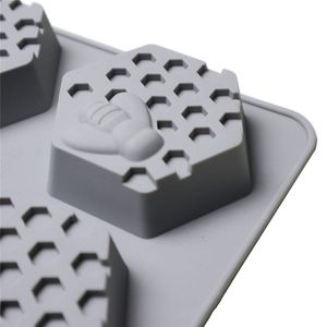 แม่พิมพ์<span class=keywords><strong>เค้ก</strong></span>รังผึ้งซิลิโคนรูปแบบการอบขนม<span class=keywords><strong>สูตร</strong></span>ขนมดีไซน์รูปทรงช็อกโกแลตอุปกรณ์สำหรับตกแต่ง - Product Image 4