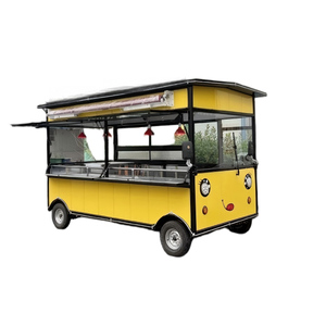 New Stylish Portable Lightweight Electric Mobile Cart High Efficiency Night Market Snack Vehicle for Ice Cream Milk Tea - Product Image 4