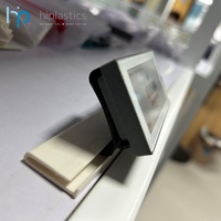 Rails de clips noirs transparents Hiplastics SFL02 pour SoluM Newton à un angle de 45 degrés