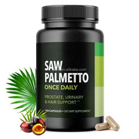 Capsules de Palmier Nain 500mg 45% Acides Gras, à prendre une fois par jour pour la Prostate, les Voies Urinaires et la Croissance des Cheveux, Complément Alimentaire, Vente en Gros OEM ODM