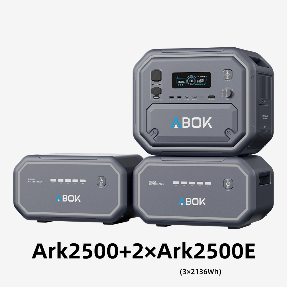 Ark2500 with 2 pcs Ark2500E (3x2160Wh)