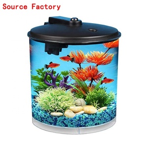 Pecera de Acrílico Cilíndrica para Peces - Product Image 1