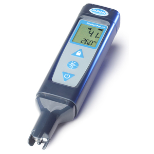 Medidor de pH portátil HACH Pocket Pro con medición de temperatura y diagnóstico integrado IP67 - Product Image 1