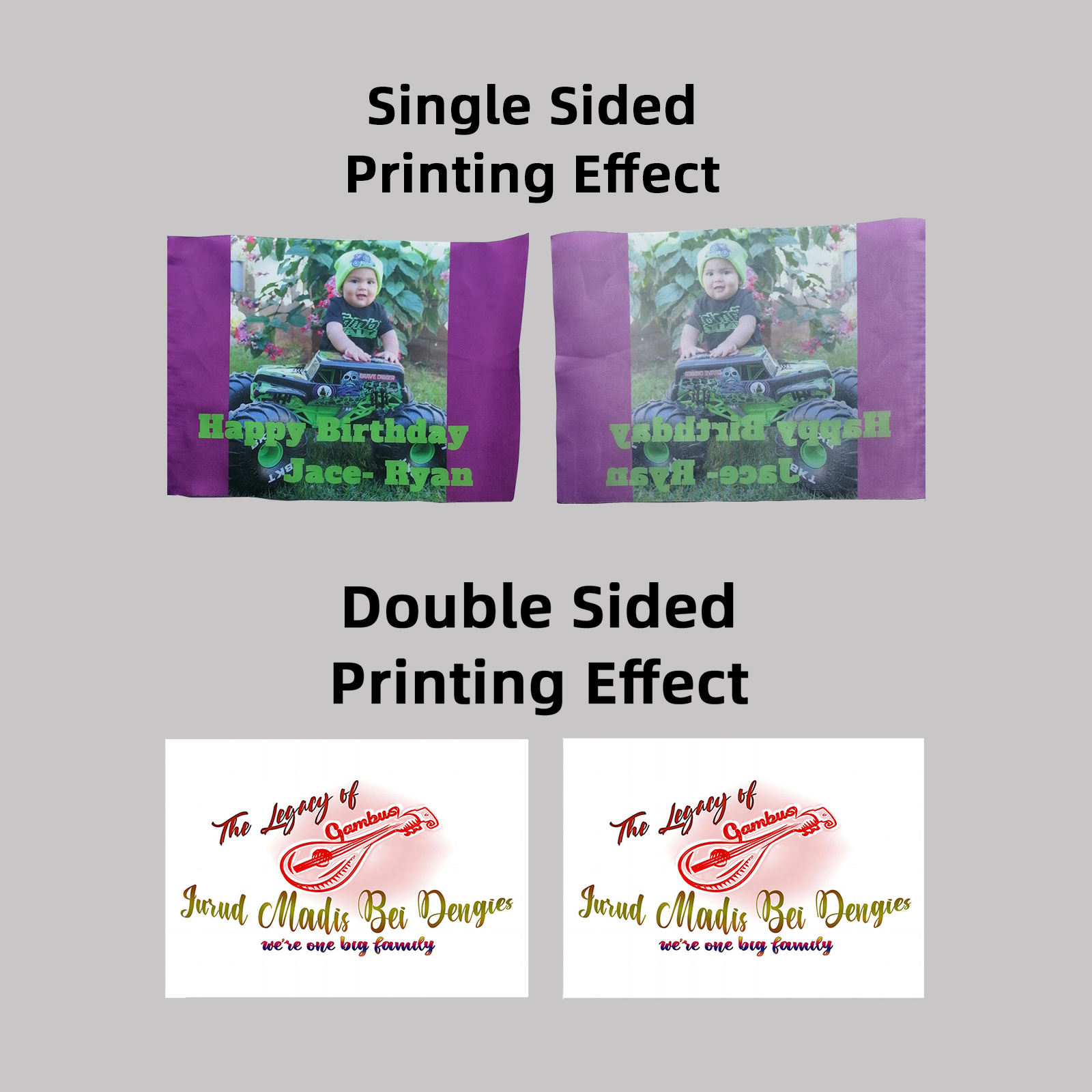 singe sided printing