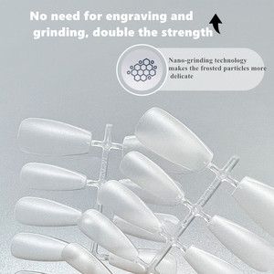 100 pièces/boîte, pointes d'ongles en gel souple transparentes, couverture complète, faux ongles artificiels pour extension d'ongles, manucure en salon, bricolage - Product Image 5