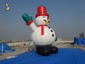 Ngoài Trời Xmas <span class=keywords><strong>Inflatable</strong></span> <span class=keywords><strong>Snowman</strong></span>, Giáng Sinh <span class=keywords><strong>Snowman</strong></span> <span class=keywords><strong>Giant</strong></span> Balloon - Product Image 3