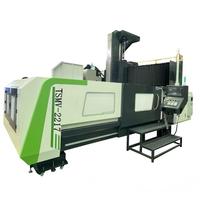Centro de Mecanizado CNC TSMV-2217-6K, Centro de Mecanizado de Tipo Pórtico CNC, Fresadora CNC con Controlador Mitsubishi para Metal