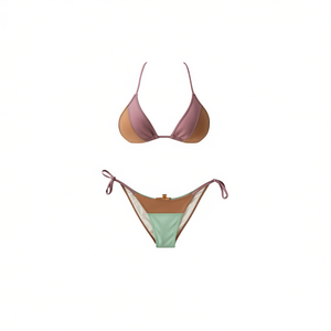 Set Bikini WW12263, Costume da Bagno Due Pezzi Colorato, Taglie 40 42 44 46, Abbigliamento da Spiaggia - Product Image 2
