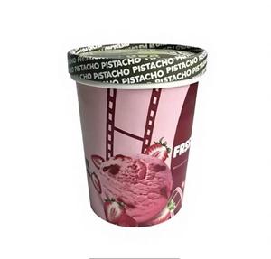 Vente en gros de bols à crème glacée en papier biodégradable de qualité alimentaire, écologiques, imperméables, personnalisés, 12 oz (360 ml), avec logo imprimé - Product Image 1