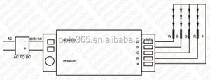 Amplificador RGB de Aluminio 12A, Repetidor de Señal <span class=keywords><strong>LED</strong></span> <span class=keywords><strong>12V</strong></span> 24V, Controlador RGB para Tiras de Luces <span class=keywords><strong>LED</strong></span>, Atenuador de Iluminación Multicolor - Product Image 5