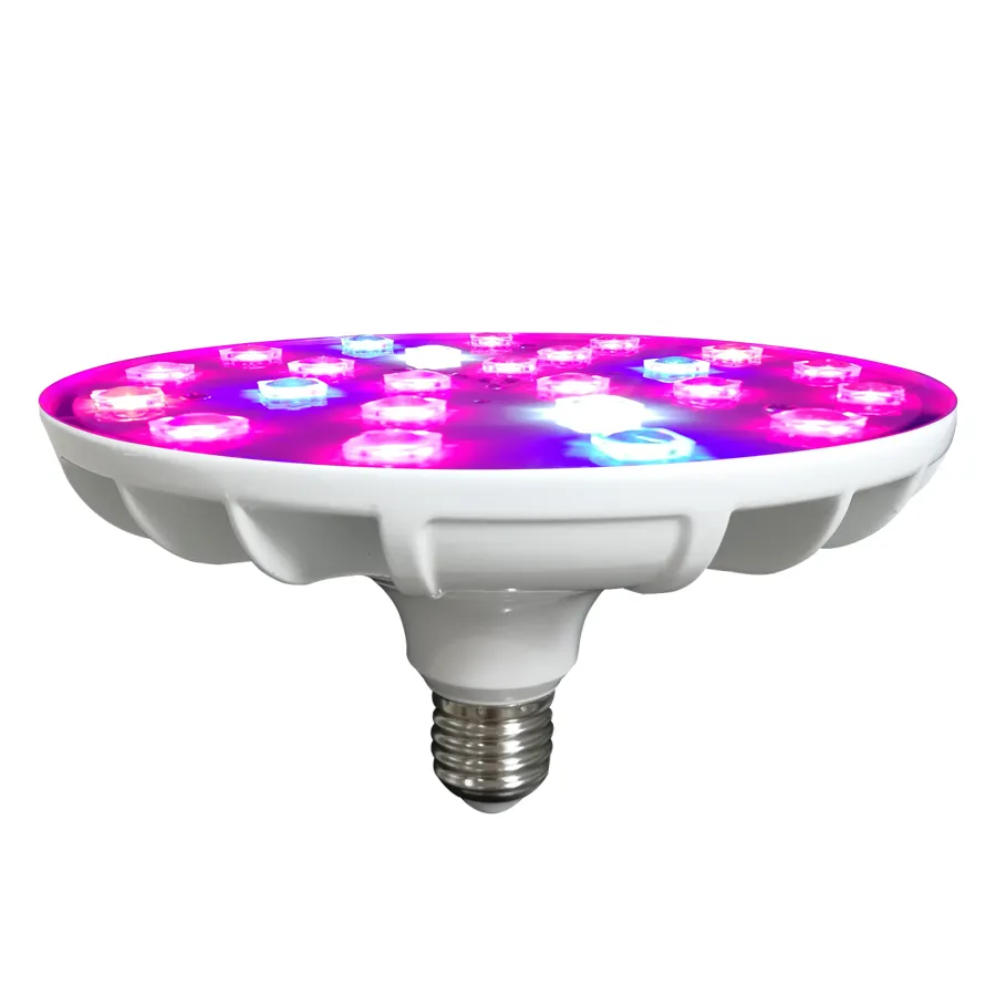 전문 애프터 서비스 UFO 레드 블루 UV 20W 40w 60w LED 성장 빛, 소액 주문 수량 E27 파 led 성장 전구 linghting