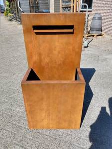 <span class=keywords><strong>Piscine</strong></span> d'eau en métal de jardin avec <span class=keywords><strong>rideau</strong></span> de pluie fontaine en acier de corten personnalisée pour l'extérieur - Product Image 6