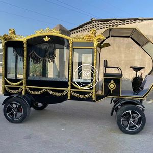 Carrozas para Caballos, Nueva Carroza Eléctrica para Ataúdes/Carroza Funeraria Cenicienta, Transporte Especial para Funerales - Product Image 2