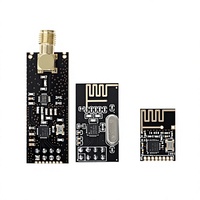 Mini module émetteur-récepteur sans fil NRF24L01+ 24 GHz, émetteur-récepteur intégré, port série, transmission de données transparente