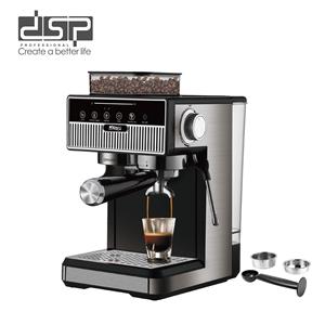 Machine à café DSP semi-automatique avec moulin intégré et fonction vapeur pour la maison et la cuisine - Product Image 1