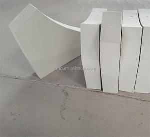 Fabrik preis Industrielle Keramik fliesen Säure beständige Steine Kunden spezifische Aluminium oxid fliesen Feuer ziegel - Product Image 5