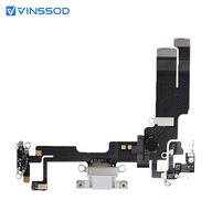 Adaptateur de réparation pour téléphone portable pour iPhone 14, câble flexible de port de charge, connecteur de dock, câble flexible de remplacement, vente en gros OEM
