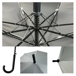 Parapluie Poe promotionnel avec protection UV, en fibre de verre, droit, multifonctionnel, idéal pour les cadeaux d'affaires - Product Image 5