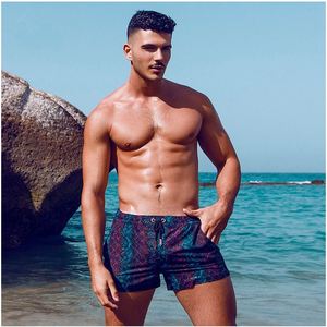Custom High Quality Quick Dry Leopard Paisley Print Swimming Briefs <b>Men</b> Soft Stretch Personalised Swimming <b>Trunks</b> Beach Shorts - Product Image 2