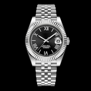Montres pour hommes avec mouvement mécanique automatique NH35 du Japon, verre saphir, personnalisables avec logo, cadeaux pour la Saint-Valentin - Product Image 4