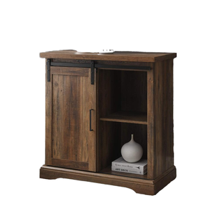 Trang trại hiện đại 32 inch đá màu xám giao diện điều khiển Bảng Tủ trượt đá đen cửa tối màu xám tủ bên lưu trữ vật liệu gỗ nhà - Product Image 1