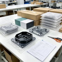 Kit de fixation rapide pour charge utile de drone en alliage d'aluminium, plaque de base à dégagement rapide pour drone, pour caméra gimbal, projecteur, boucle de fixation rapide