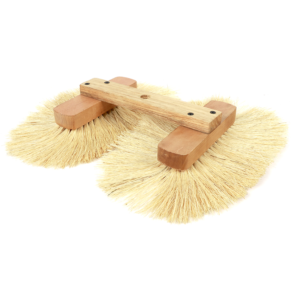 Goldblatt outil pour cloisons sèches Double corbeaux brosse de Texture de pied avec fiber de Tampico