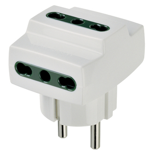 Multi Adapter S31 3P17 11 White Plug <b>Socket</b> <b>Extension</b> - Product Image 1