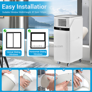 Climatiseur industriel commercial électrique extérieur 4 en 1, grand modèle portable, refroidissement et chauffage, climatiseur mobile - Product Image 4