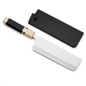 Couteau de chef artisanal en acier inoxydable avec manche en résine et étui en cuir, couteau d'extérieur - Product Image 1