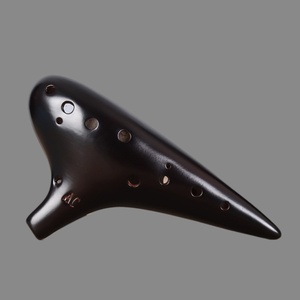Ocarina Antigua de 12 Orificios, Flauta de Cerámica en Do Alto, Instrumento de Viento Folclórico Portátil para Actuaciones Musicales y Práctica Diaria - Product Image 3