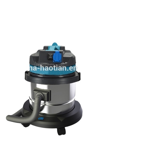 HT-15 Haotian Wet and Dry Vacuum Cleaner 15L CB Ultra Fine Air Filter Stainless Steel Dry Vaccum Cleaner Car Wash Service 1000