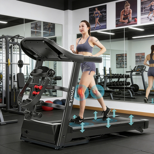 Tapis roulant pliable pour la maison, bande de course de 1000*400 mm, moteur de 2,0 CV, 14 km/h, équipement de fitness avec programmes P1-P12 et minuteur - Product Image 2