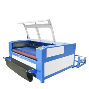 Perfekter Laser - 1610 130 W automatische Fütterung teppich/Lederkleidung/Kleidung/Bekleidung Textilstoff CO2 Laser Gravur-Schneidemaschine