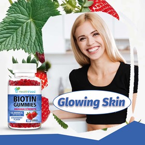 Gomitas de Biotina al por Mayor con Carbohidratos, Ayuda a Fortalecer las Uñas y a Obtener una Piel Radiante, Suplemento Dietético - Product Image 4