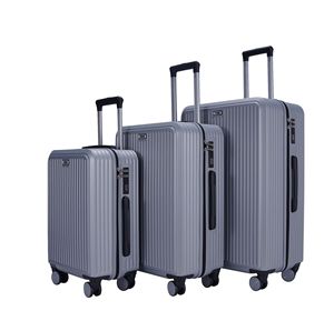 New Fashion ABS Material Travel <b>Suitcases</b> 3-piece Set Convenient Durable Lightweight Luggage Set with 4 Wheels - Product Image 2