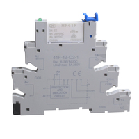 Relay Elektromagnetik Miniatur SPDT Slim 4 Pin 5 Pin 5V 6V 12V 24V DC Daya Tinggi dengan Holder