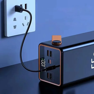 Batteria portatile banca di potere con lampada PD 66W ricarica rapida LED Display digitale 4 uscita USB 30000mAh 40000mah caricatore portatile <span class=keywords><strong>P</strong></span> - Product Image 6