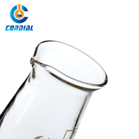 Bécher conique en verre borosilicate 3.3 CORDIAL 125/250/500 ml avec bec verseur pour usage en laboratoire