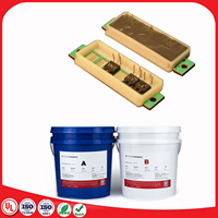 Composé de scellement en silicone blanc bicomposant à faible viscosité, conducteur thermique et ignifuge pour LED, PCB et électronique automobile