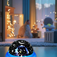 Projecteur d'étoiles USB Lumière de projection d'étoiles à LED moderne Soucoupe volante UFO Ciel de nuit Projecteur de sommeil Lumière principale d'étoiles en ABS