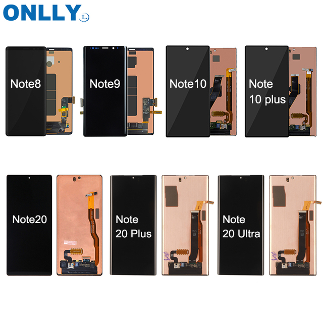 Mobile Phone Lcds for Samsung Galaxy Note 3 4 5 6 7 8 9 10 Plus 10+ Lite 5g 20 Ultra Replacement Original Screen Display